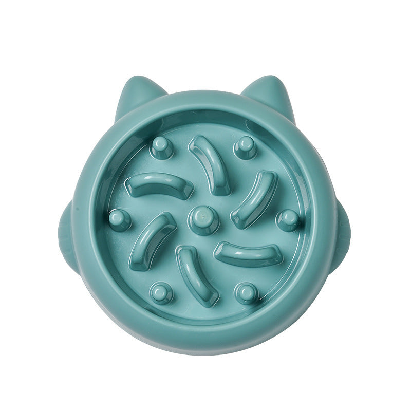 Pet Dog Cat Slow Feeder Bowls Anti Choking Slow Feeder Dish Bowl