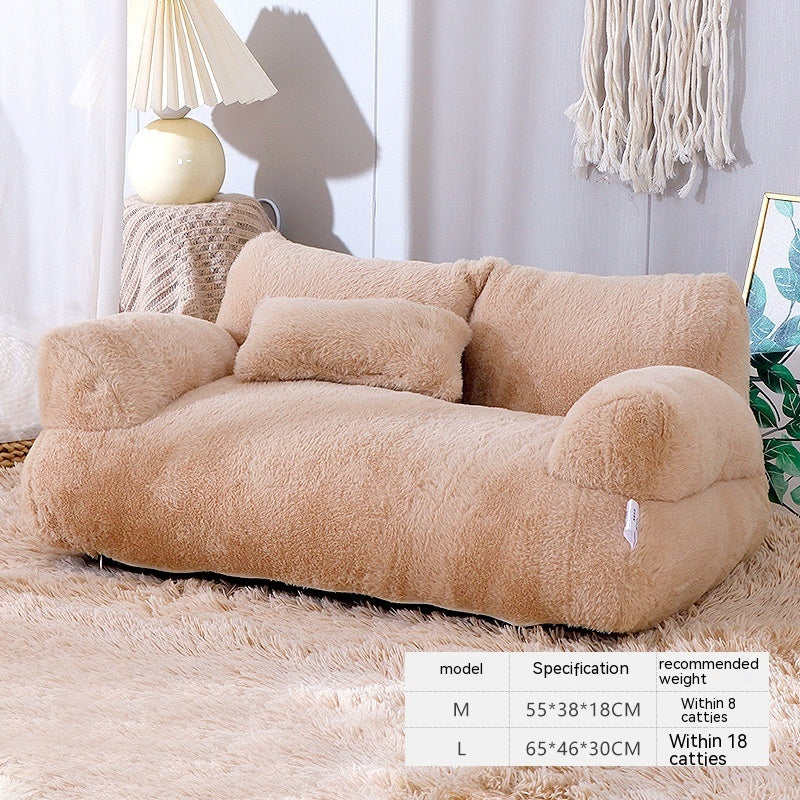 Luxury Cat Bed Sofa Winter Warm Cat Nest Pet Bed For Small Medium Dogs