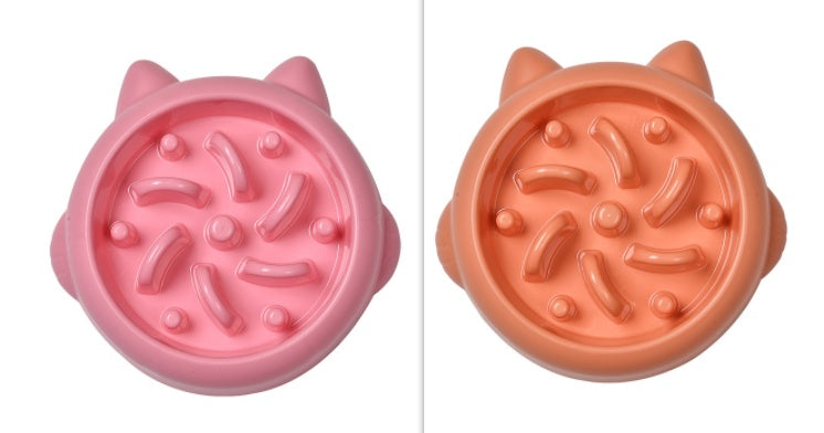 Pet Dog Cat Slow Feeder Bowls Anti Choking Slow Feeder Dish Bowl