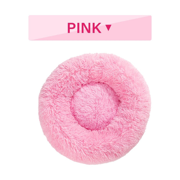 Donut Dog Bed - Calming Anti-Anxiety Pet Cushion for Small to Large Dogs