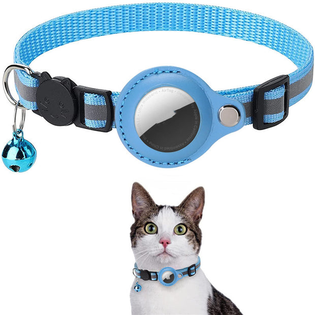 Waterproof AirTag Collar Holder - Reflective Pet Tracker Case for Dogs & Cats