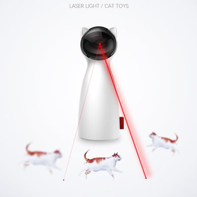 Smart LED Laser Cat Toy - Automatic Interactive Exercise Trainer