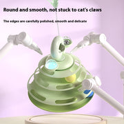 Interactive 4-Level Cat Tower with Rolling Balls - Premium Play Center