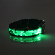 LED Camouflage Dog Collar - Night Safety Luminous Pet Collar