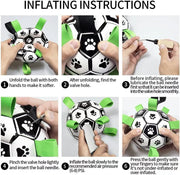 Interactive Dog Football - Soccer Ball Training Toy for Large Dogs