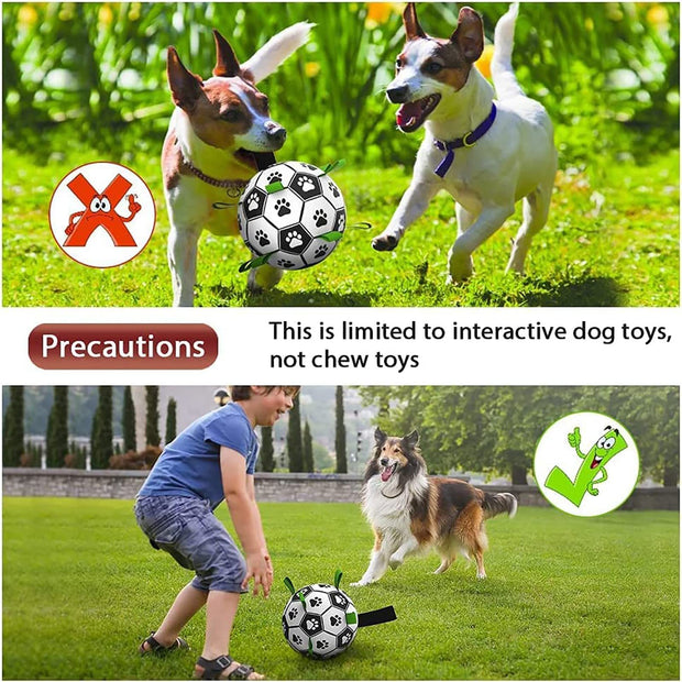Interactive Dog Football - Soccer Ball Training Toy for Large Dogs