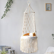 Macrame Pet Hammock - Hanging Bed for Cats & Small Dogs