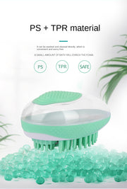 2-in-1 Pet SPA Bath Brush - Silicone Massage Comb for Dogs & Cats