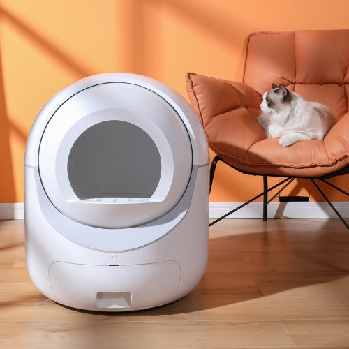 Smart Automatic Cat Litter Box,Automatic Scooping And Odor Removal,