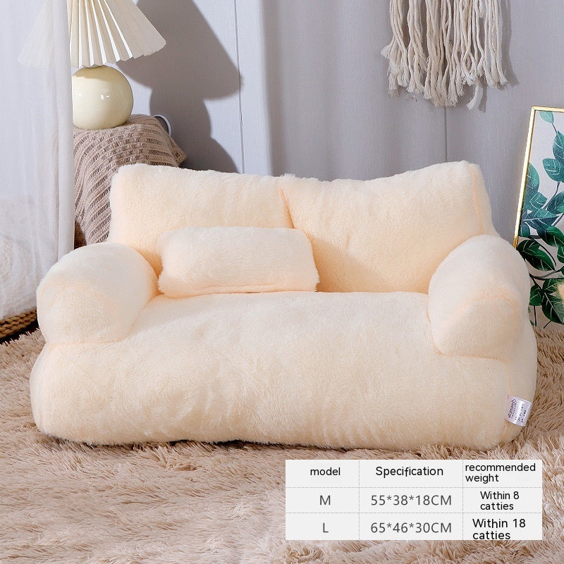 Luxury Cat Bed Sofa Winter Warm Cat Nest Pet Bed For Small Medium Dogs