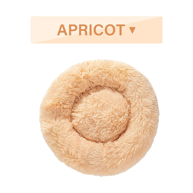 Donut Dog Bed - Calming Anti-Anxiety Pet Cushion for Small to Large Dogs