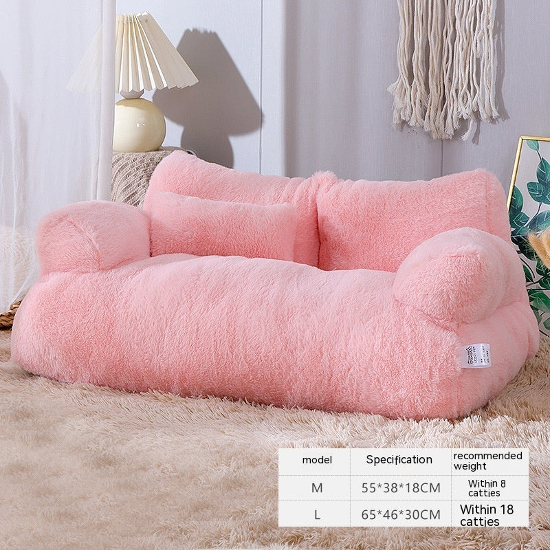 Luxury Cat Bed Sofa Winter Warm Cat Nest Pet Bed For Small Medium Dogs