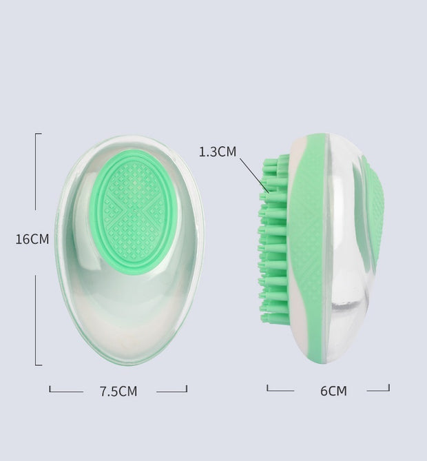 2-in-1 Pet SPA Bath Brush - Silicone Massage Comb for Dogs & Cats