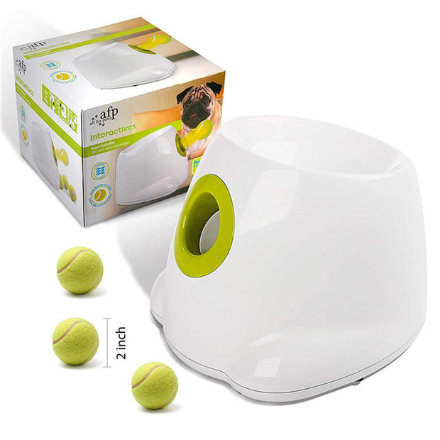 Automatic Dog Ball Launcher - Interactive Fetch Training Toy for Active Dogs
