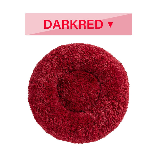 Donut Dog Bed - Calming Anti-Anxiety Pet Cushion for Small to Large Dogs