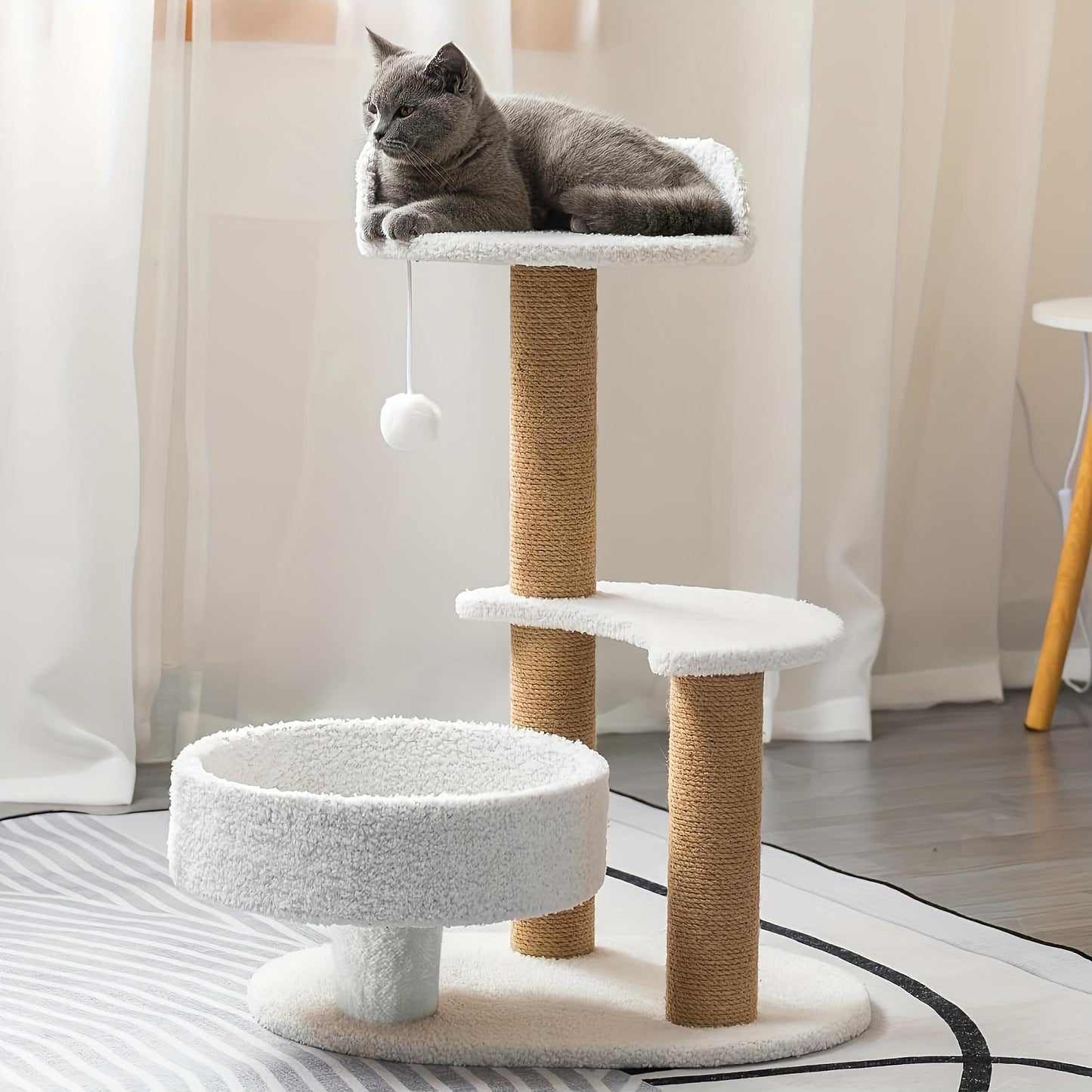 Premium Multi-Level Cat Tree with Scratching Posts & Interactive Toys