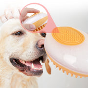 2-in-1 Pet SPA Bath Brush - Silicone Massage Comb for Dogs & Cats