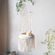 Macrame Pet Hammock - Hanging Bed for Cats & Small Dogs