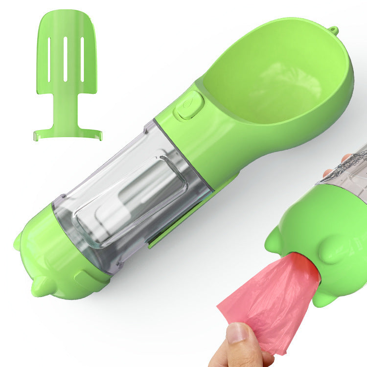 300 500ml Portable Multifunction Dog Water Bottle Food Feeder For
