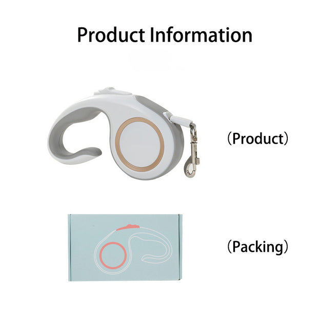 5M Retractable Dog Leash - Automatic Explore Traction Rope for Small to Medium Dogs