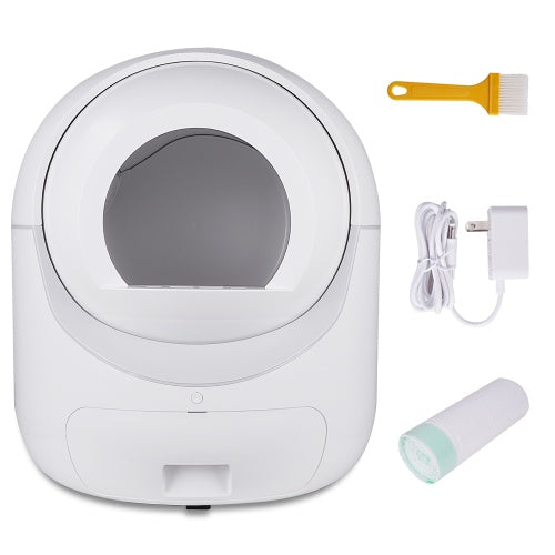 Smart Automatic Cat Litter Box,Automatic Scooping And Odor Removal,