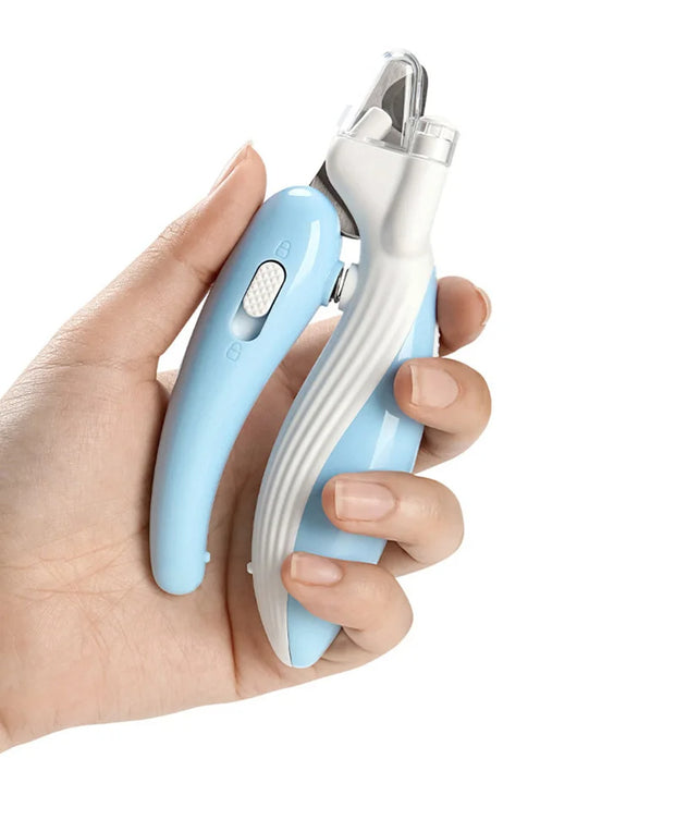 LED Electric Pet Nail Clippers - Professional Grooming Tool with Built-in Light