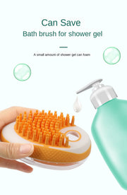 2-in-1 Pet SPA Bath Brush - Silicone Massage Comb for Dogs & Cats