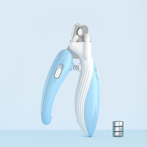 LED Electric Pet Nail Clippers - Professional Grooming Tool with Built-in Light