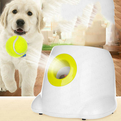 Automatic Dog Ball Launcher - Interactive Fetch Training Toy for Active Dogs