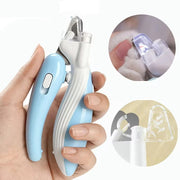 LED Electric Pet Nail Clippers - Professional Grooming Tool with Built-in Light