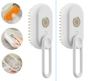 3-in-1 Electric Steam Brush - Professional Pet Grooming with Spray Technology